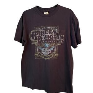 Harley Davidson Sweetester Graphic T-shirt Blue L Motorcycles Biker 100% Cotton